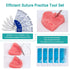 Dental Oral Practice Kit - 25 Pcs Set with 4 Soft Silicone Oral Pads for Dentist Practice & Assistant Student Training