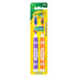 Set 3+, 2 Count GUM Crayola Marker Childrens Toothbrush, Soft Bristled Kids Toothbrush Age Suction Cup Base