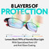 Prospek Blue Light Reading Glasses, Anti-Glare for Computer Use, Clear Lens 3.0 Diopters