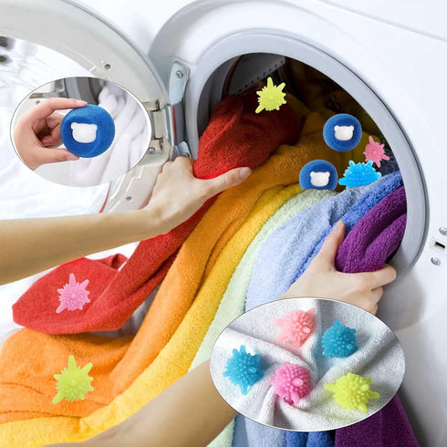 20 Pack Washer Balls Laundry Balls, Reusable Cleaning Balls for Washing Machine, Anti-Winding Adsorption Scrubbing Balls