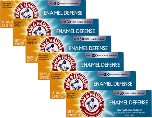 Hammer 0.9 (Pack 6) Arm & Truly Radiant Bright & Strong Whitening Toothpaste, Ounce