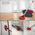 2 Pack Scrub Brush Floor Brush Head, Compatible with Spin Mop, Stiff Bristle Cleaning Brush for Bathroom, Kitchen
