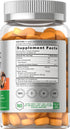 Horbaeach Turmeric and Ginger Gummies | 120 Count | Peach Flavor | Vegan Non-GMO & Gluten Free Supplement