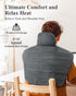 Heating Pad for Neck, Shoulders, and Back, Christmas Gifts for Men, Women, Mom, Dad, 24"x23" Large Electric Heated Wrap