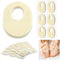 72 Pieces Felt Callus Cushions, Oval Adhesive Pads for Foot Pain Relief, Soft Breathable Corn Cushions for Men and Women