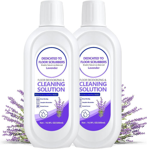QKLYXEN Floor Cleaning Solution Compatible with Tineco Lavender Floor Cleaner Long-Lasting, Fresh &