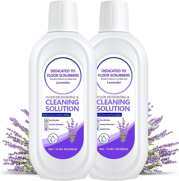 QKLYXEN Floor Cleaning Solution Compatible with Tineco Lavender Floor Cleaner Long-Lasting, Fresh &