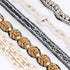 Teenitor 5pcs Rhinestone Beaded Headbands, No Slip Jeweled Hair Wraps for Women and Girls