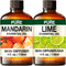 Mandarin Essential Oil for Diffuse & Lime Essential Oil for Diffuser Set