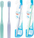 Y-Kelin 4 Pcs U-Shaped Orthodontic Toothbrush, Soft Bristle with 4 Toothbrush Head Covers for Effective Cleaning Teeth
