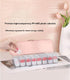 P-80 Daily Contact Lens Organizer with Remover & Tweezer, Disposable Lens Dispenser, Clear Plastic Box for All Brands