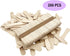 200 Pcs 3 Inch Mini Wooden Spoons - Disposable Small Tasting Spoons, Biodegradable Compostable Birchwood