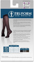Truform Sheer Compression Stockings, 15-20 mmHg, Women's Knee High Length, Dot Pattern, Black, Small