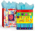 2-Pack 12.6" Large Happy Birthday Gift Bags with Tissue Paper for Birthday Party