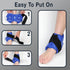 Fittest Pro Ankle Ice Pack Wrap - Reusable Ankle Cold Pack Wrap for Swelling, Hot Cold Therapy for Sprained Ankles