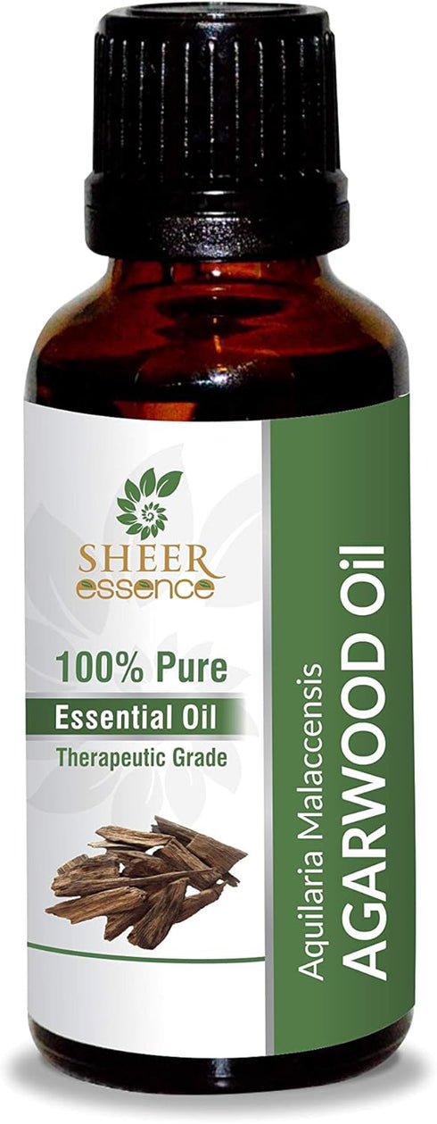 Agarwood (Oud) Oil - 15 ML (0.51 Fl.OZ) 100% Pure Natural Undiluted