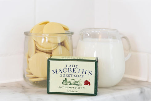 The Unemployed Philosophers Guild Shakespeare Lady Macbeth's Guest Soap, 2oz (56g) Travel or Hotel Sized