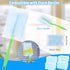 30PCS Disposable Duster Refills, 180 Degree Electrostatic Replacement Heads for Home Office Multi-Surface Dusting