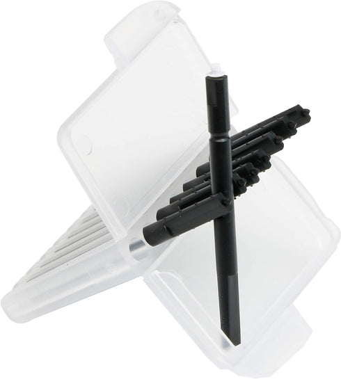Hearing Aid Wax Guard Filter for Phonak, Widex, Resound - 40 Filters Cleaning Kit Accessory (Black)
