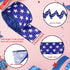 3 Rolls Patriotic Wired Edge Ribbon, 9.9 Yards, Red, White, Blue for 4th of July Crafts, Decoration, 1.5 Inch Width