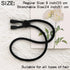 NEW 6PCS Adjustable Headband Hair Tie for Thick Heavy Natural Kinky & Curly Hair. Adjustable Sizing for the Afro Puff Ponytail, Hair Bun, High Puff and Updos (C-1 Count (Pack of 6))