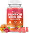 Yikecao Pumpkin Seed Oil Gummies, Pumpkin Seed Oil Supplement with Saw Palmetto for