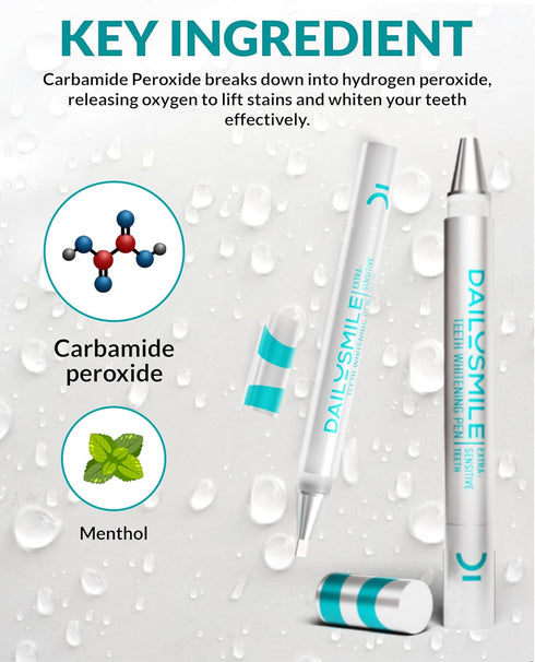 Smile-4PK Advanced Formula Teeth Whitening Pen, Strong Teeth Whitening Gel, Gentle Tooth Whitening Pen, Teeth Whitening