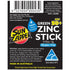 Zinc Oxide Sunscreen Stick, Green SPF 50+, Water Resistant for Face & Body, 0.42 Oz by Sun Zapper