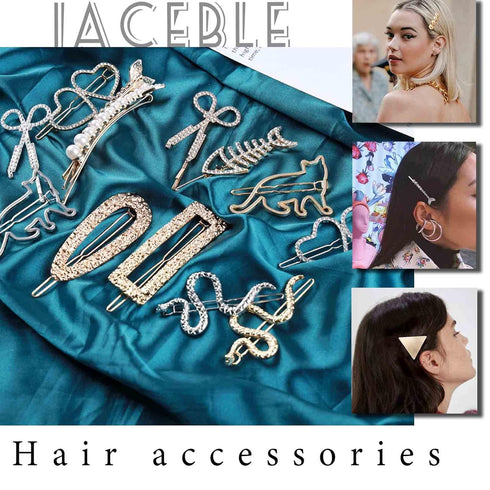 Vintage Dreadlock Hair Rings Clips, 5 Pcs Shell Braid Hair Hoops for Women and Girls