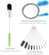 CUMFYHOUS 12 Pack Tube Pipe Cleaners Brush Kit, Bottle Cleaning Brush, Long Straw Brush, 17-inch Long Handle