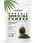 Spirulina Powder, Kosher, Raw and Non-Irradiated | Pure Vegan Protein | Premium Superfood, High in Amino Acids and