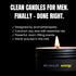 Set Set Go Candles Luxury Scented Candle for Men | Energy Flow Chill | Candles for Home | Aromatherapy | Non Toxic