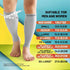 15-20mmHg Grey Calf Compression Sleeve for Men and Women, Wide Calf Brace Compression Socks for Leg Support, Pain Relief