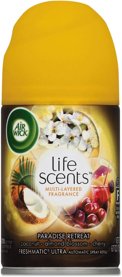 Air Wick Freshmatic Life Scents Ultra Refill - Paradise Retreat, 6.17 Oz Aerosol