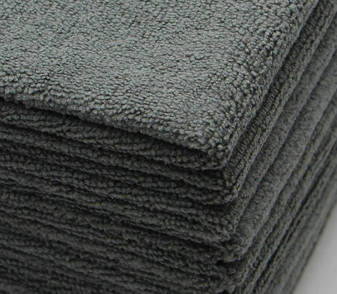 Microfiber Dish Cloths, Ultra Absorbent Kitchen Rags for Washing Dishes, Fast Drying Cleaning Cloth 10 Pack Gray
