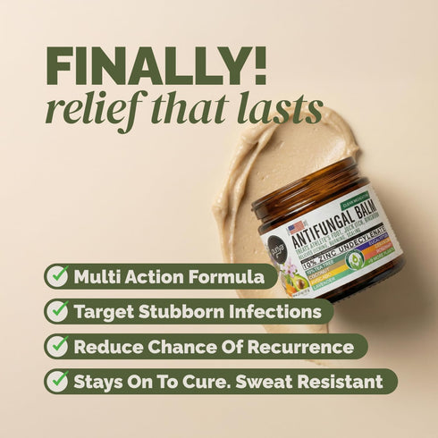 Puriya Clinically Proven Antifungal Cream for Skin Fungus, Extra-Strength Athletes Foot Cream Treatment, Jock Itch