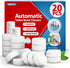 USKICH Toilet Bowl Cleaner Tablets, 20 PACK, Automatic Cleaners with Bleach