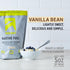Ascent Casein Protein Powder - 25g Micellar Casein, Gluten-Free, No Added Sugar, 4.9g BCAA, Vanilla Bean, 2 Pounds