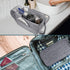 PAVILIA Toiletry Bag for Men, Travel Essentials Shaving Dopp Kit, Men's Travel Bag Toiletries Organizer Case for
