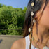 Vintage Dreadlock Hair Rings Clips Shell Braid Hair Hoops Hair Decoration Sea Shell Dangle Hair Braid Rings Hip Hop Hair Rings Accessories for Women and Girl Headdress 5 Pcs (Gold)