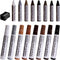 SEISSO Touch Up Furniture Markers - 17 Piece Kit, Scratch Repair Markers, Wax Sticks, Sharpener for Wood