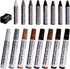 SEISSO Touch Up Furniture Markers - 17 Piece Kit, Scratch Repair Markers, Wax Sticks, Sharpener for Wood