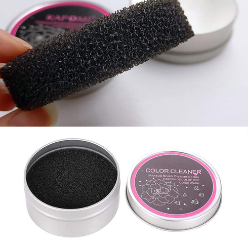 Yuyeran 2Pcs/Set Makeup Brushes Cleaner Sponge, Dry Brushes Cleaner for Eye Shadow or Blush