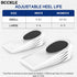 BCCKLE 4 Layers Adjustable Orthopedic Heel Lift, Anti-Shock Heel Pads for Pain Relief & Sports Injuries