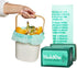 4-Gallon Trash Bags, Plant-Based, Heavy-Duty, Compostable Small Kitchen Trash Bags, 2-pack, 100 Bags