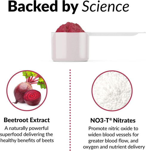 FORCE FACTOR Total Beets Superfood Beet Root Powder, 2-Pack, 60 Servings, Supports Circulation & Energy