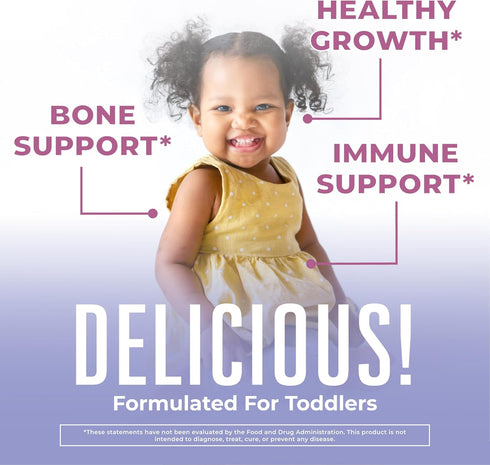 MaryRuth Organics Kids Multivitamin for Toddlers | USDA Organic | Toddler Vitamins Liquid Drops for Kids Ages 1-3 | Immune Support & Overall Wellness | Vegan | Non-GMO | Gluten Free | 2 Fl Oz