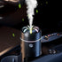 Car Humidifier Diffuser for Essential Oils, USB Cool Mist Air Freshener for Car, Home, Office, Bedroom (Black)