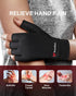 BraceBull Arthritis Gloves (1 Pair), Copper Infused Compression Gloves for Relieve Muscle Pain, Carpal Tunnel, RSI, Rheumatoid, Tendonitis, Fingerless Gloves for Hands Pain for Women & Men (S, Black)