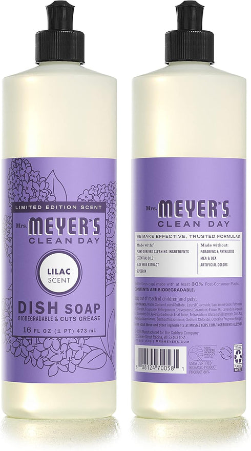 Set Mrs. MEYER'S Clean Day Limited Edition Lilac Scent Kitchen Basics